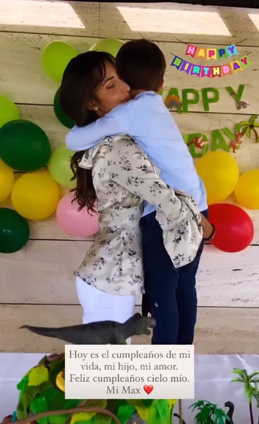 Rachel Valdés celebra el cumpleaños de su hijo
