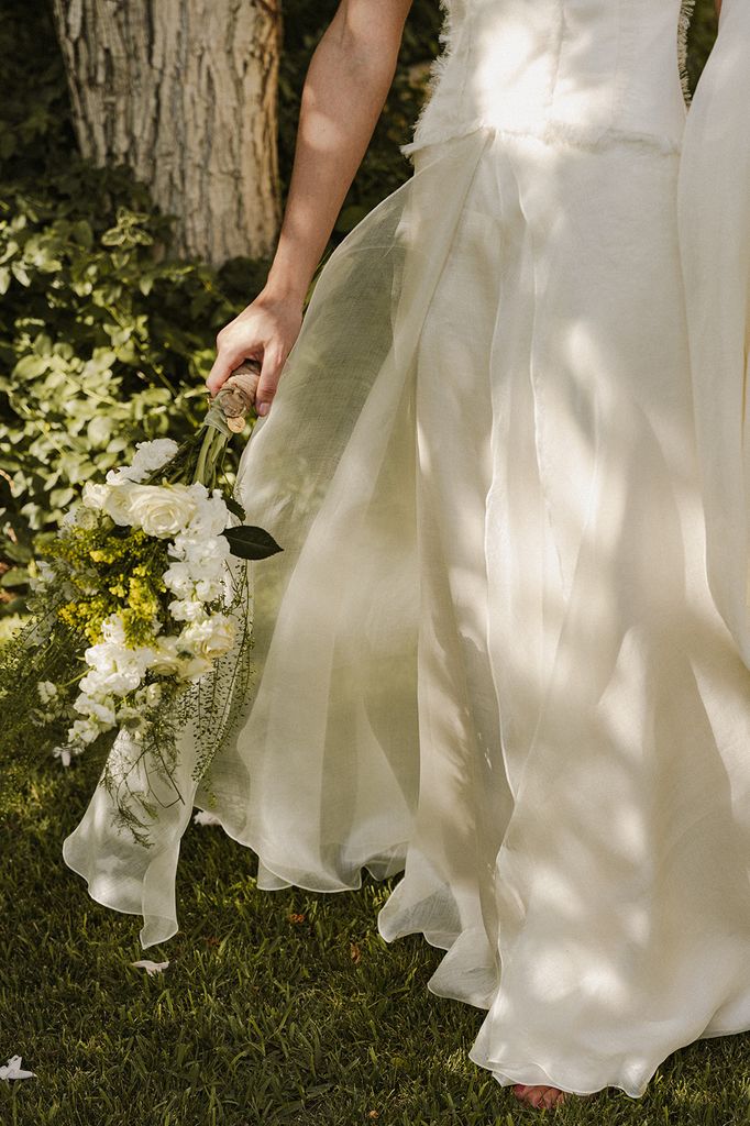 Vestido de novia de Fátima González