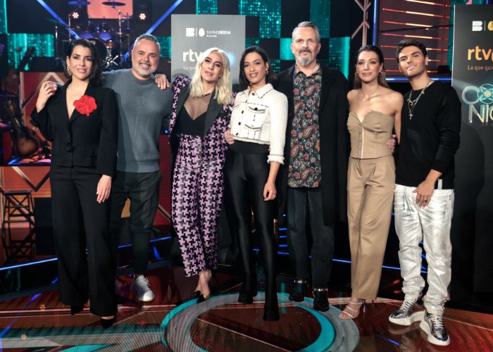 El equipo de 'Cover Night' en la rueda de prensa