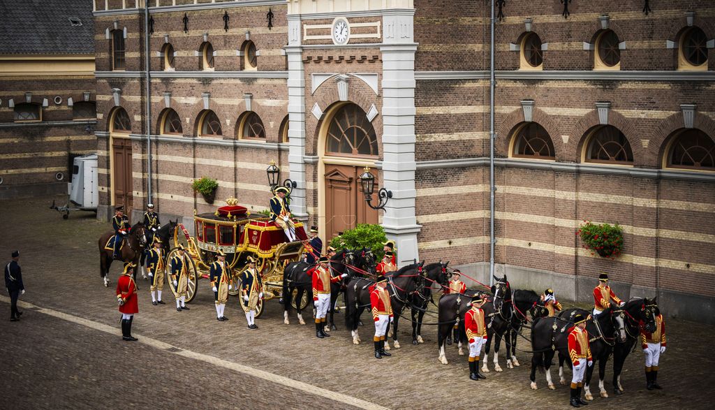 Guillermo de Holanda, Máxima de Holanda, Amalia de Holanda y Alexia de Holanda en Día del Príncipe el 17 de septiembre de 2024