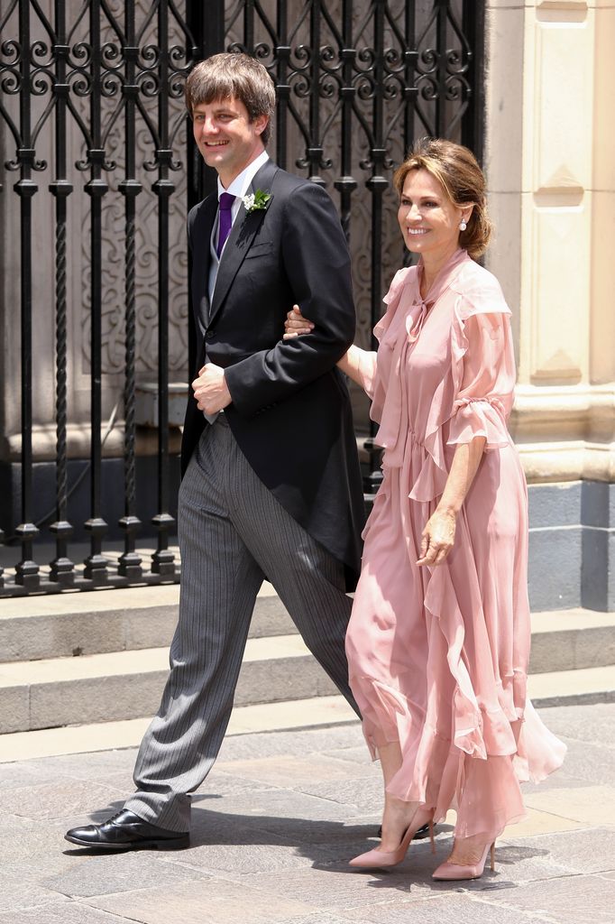 Liz Foy Vasquez en la boda de su hija Sassa de Osma