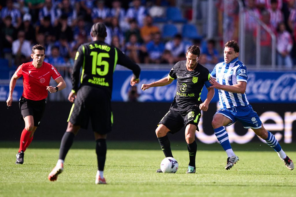 Koke, en el último partido de LaLiga ante el Alavés, disputado el pasado sábado 10 de octubre