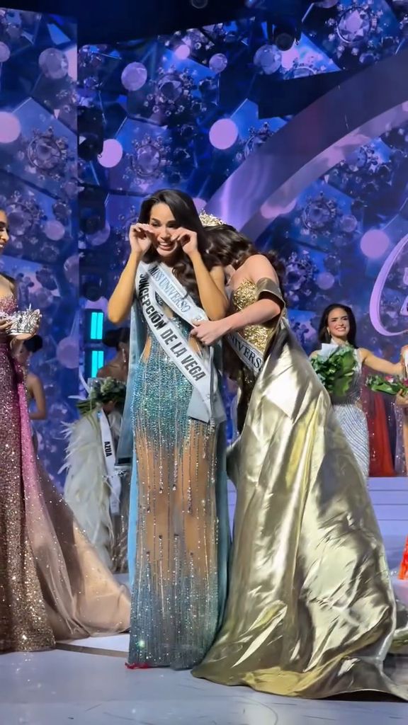 Melissa Núñez no contuvo las lágrimas al ser nombrada Miss Universe República Dominicana