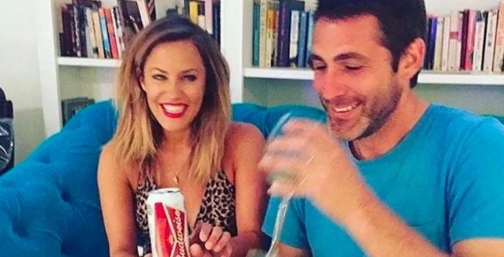 Caroline y Paul Flack, en una imagen de redes sociales