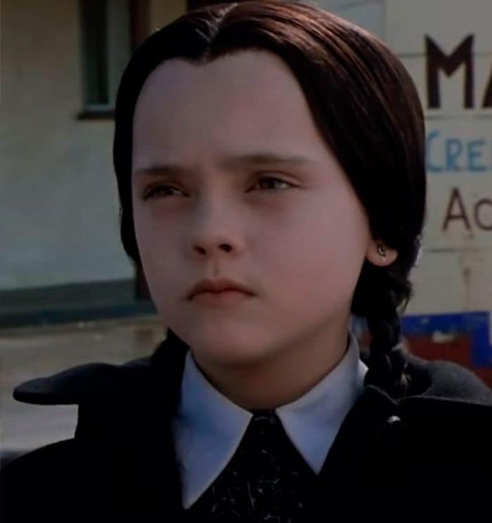 Christina Ricci interpretó a Miércoles Addams con tan solo 11 años, la edad del personaje