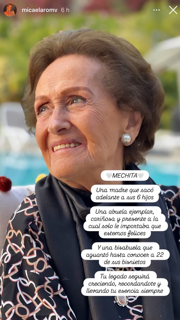 El emocionante mensaje a Mechita