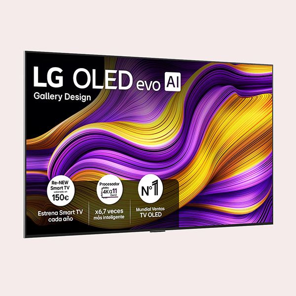 TV OLED evo AI G5 164cm (65") LG OLED65G55LW, Smart TV 4K