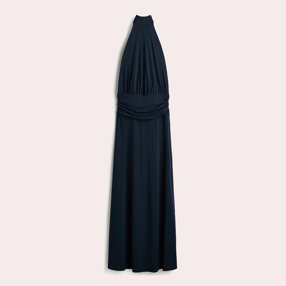 Maxivestido con escote halter