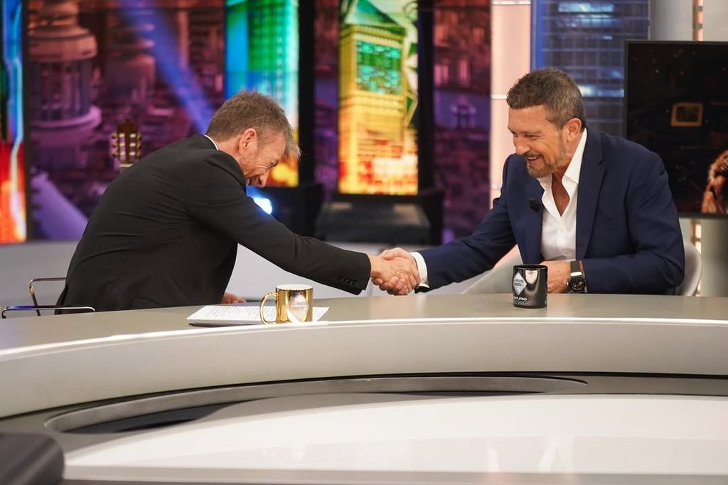Antonio Banderas en El Hormiguero promocionando sus nuevos proyectos