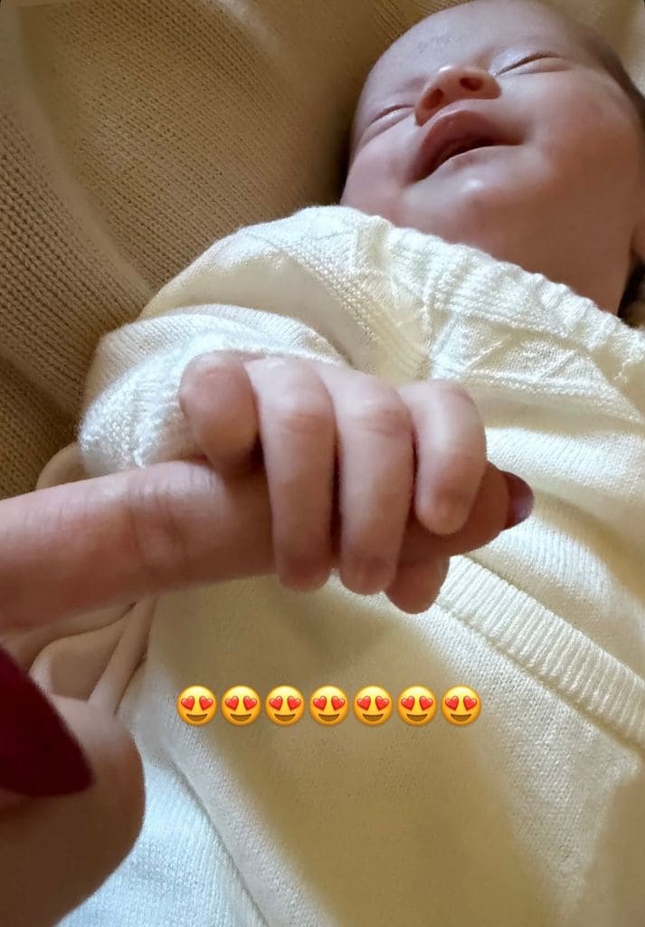 Minnie compartió esta tierna foto de su sobrina.