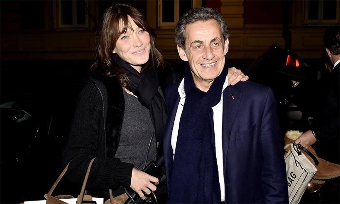 Carla Bruni y Nicolás Sarkozy