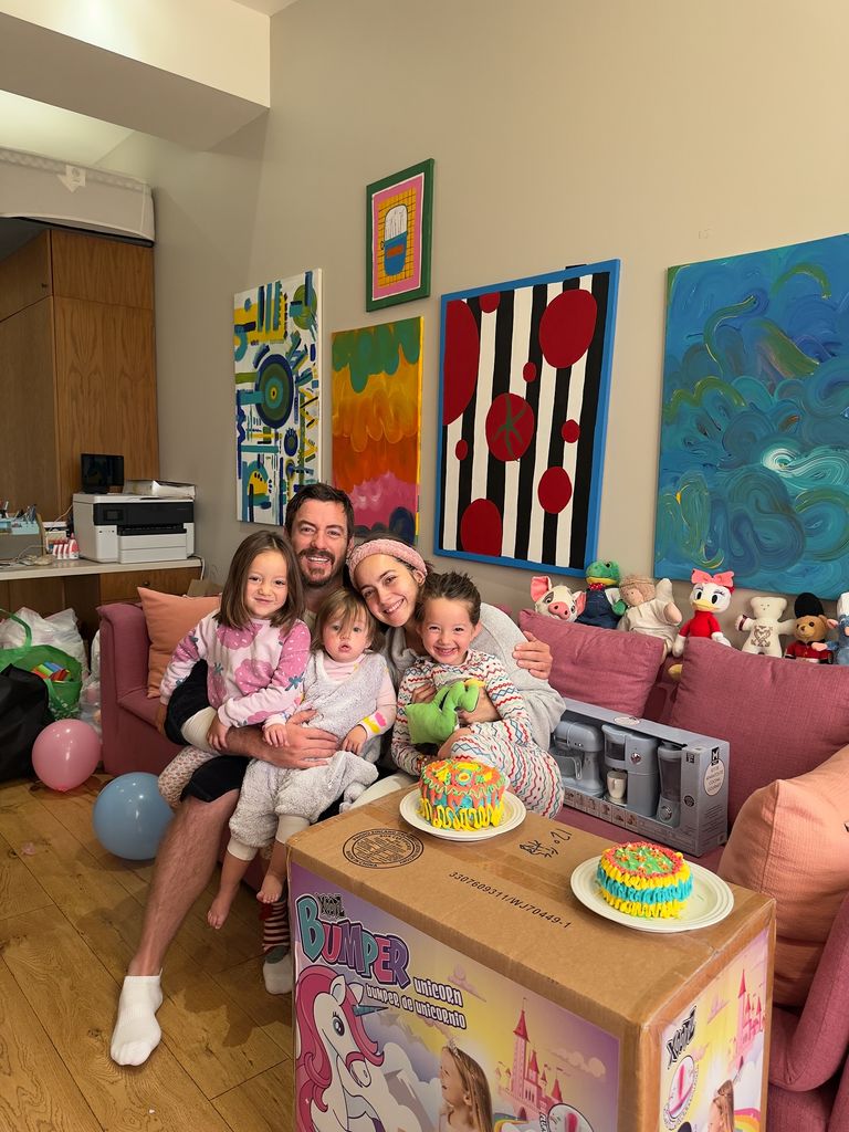 Juan Diego Covarrubias y Renata Haro formaron una linda familia