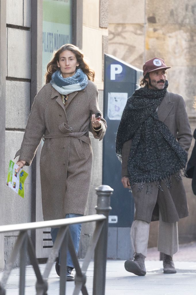 La pareja coordinó sus 'looks' 