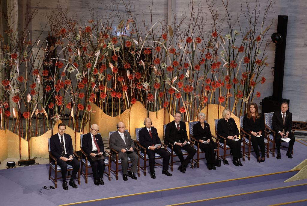 Ceremonia de entrega del Nobel de la Paz 