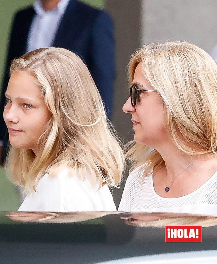 Irene Urdangarin y su madre, la infanta Cristina