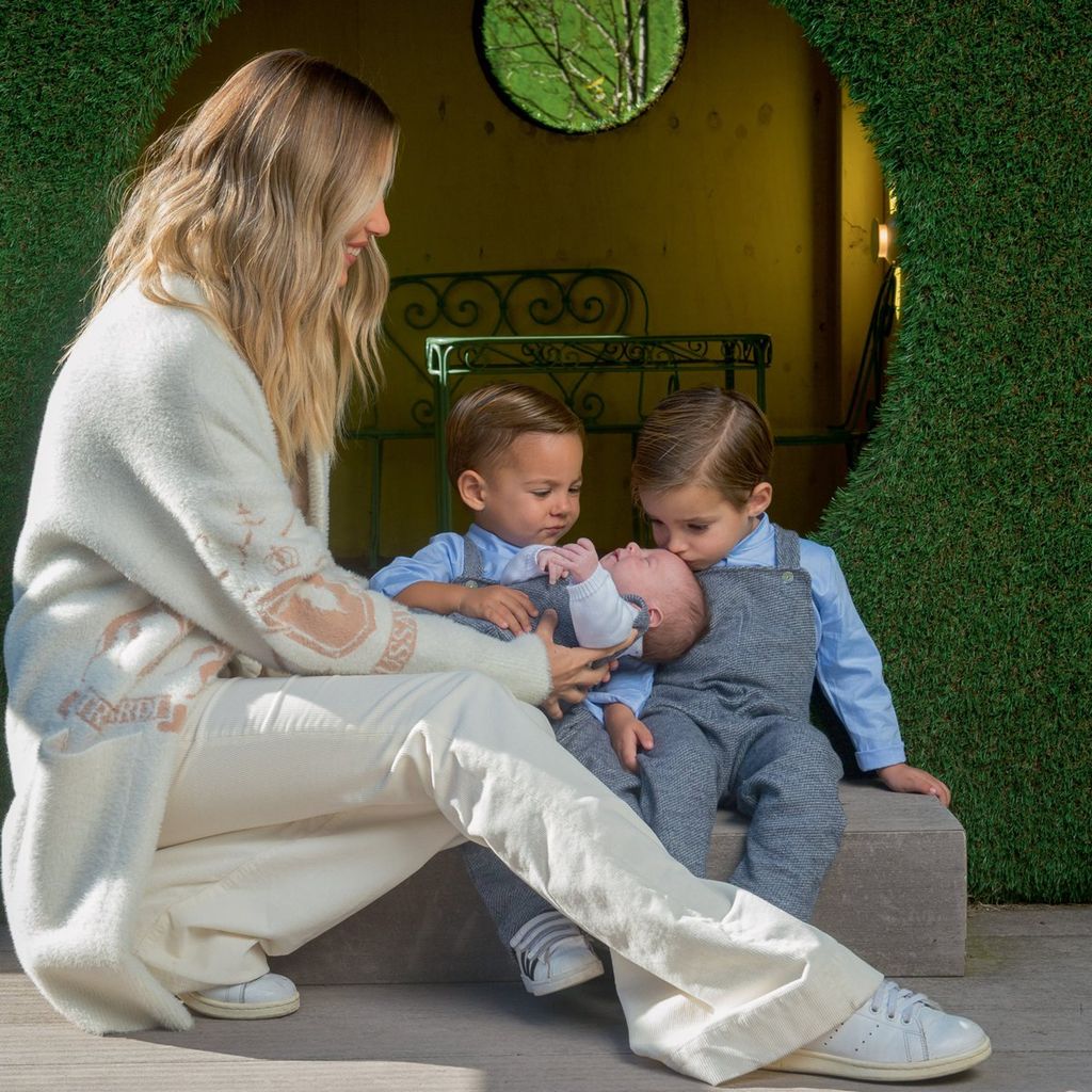 Alice Campello y Álvaro Morata presentan a su tercer hijo, Edoardo