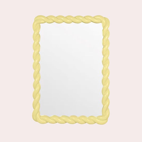 Espejo Rectangular Amarillo Maisons du Monde