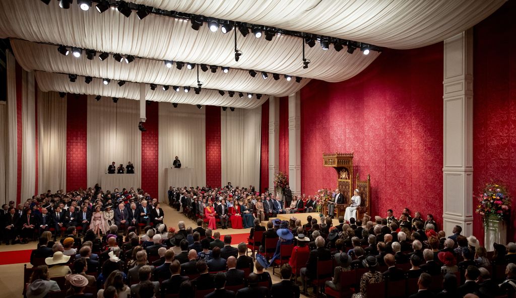 Guillermo de Holanda, Máxima de Holanda, Amalia de Holanda y Alexia de Holanda en Día del Príncipe el 17 de septiembre de 2024