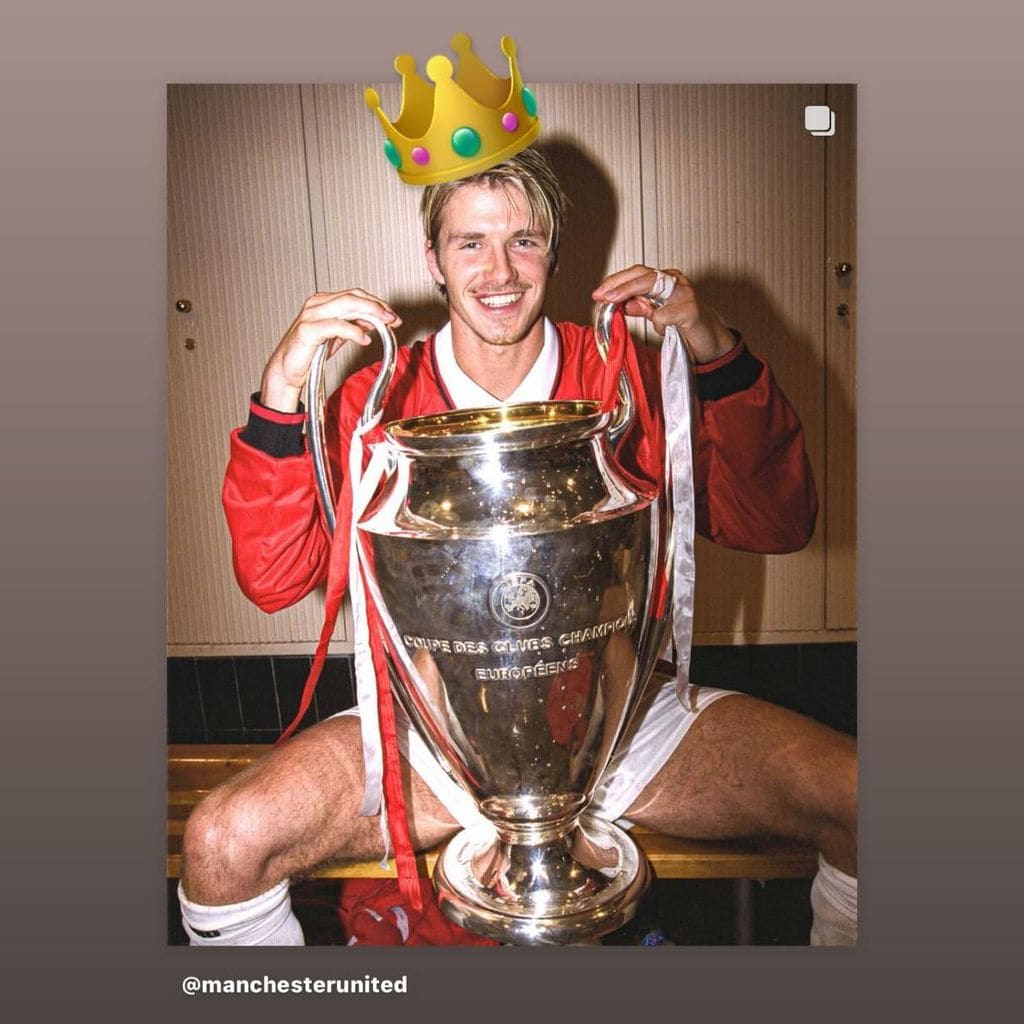 david beckham y su hijo cruz
