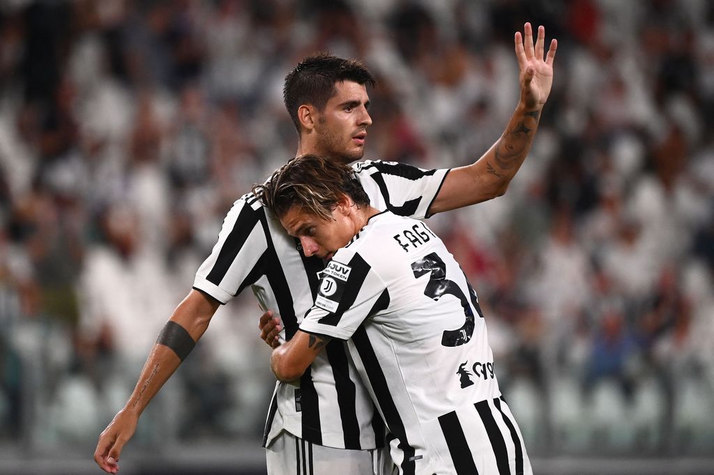 Alvaro Morata y Nicolo Fagioli