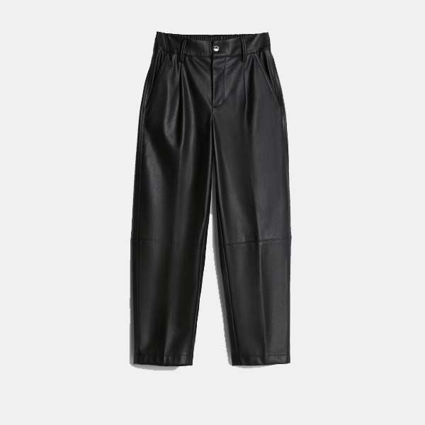 pantalones cuero bershka
