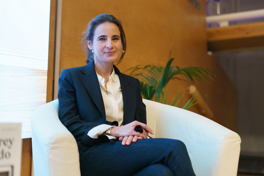 Laurence Debray en la presentación de 'Mi rey caído' en 2022