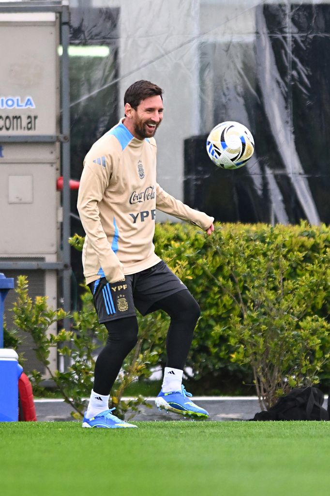  Lionel Messi en los entrenamientos con la selección de Argentina el pasado 2 de septiembre.