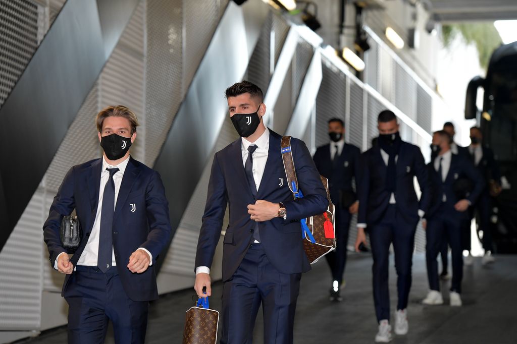 Alvaro Morata y Nicolo Fagioli