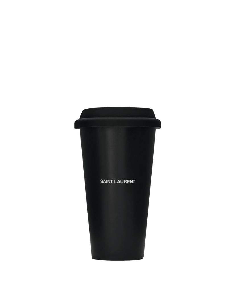 Vaso térmico portátil (95 €), de Saint Laurent
