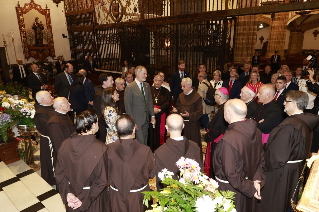 Los reyes Felipe y Letizia visitan Guadalupe (Cáceres) 