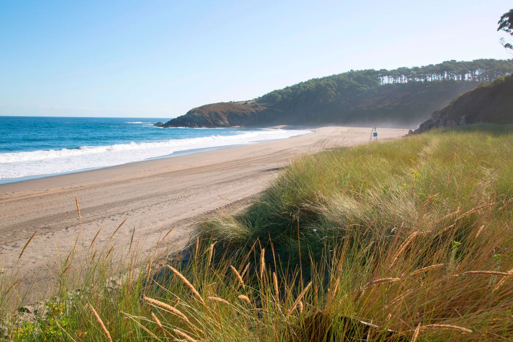 Playa de Frejulfe, Puerto de Vega, concejo de Navia, Asturias