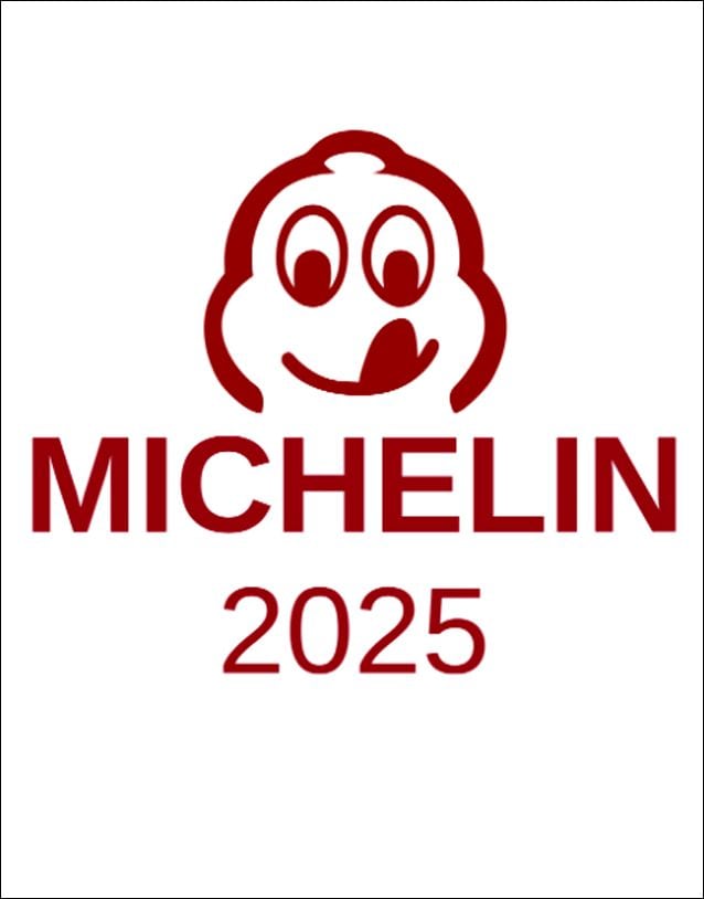 La distinción 'Bib Gourmand' está representada por el muñeco de Michelin. 