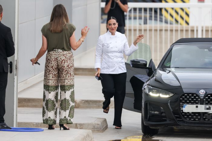 Tamara Falcó en el evento de Porcelanosa