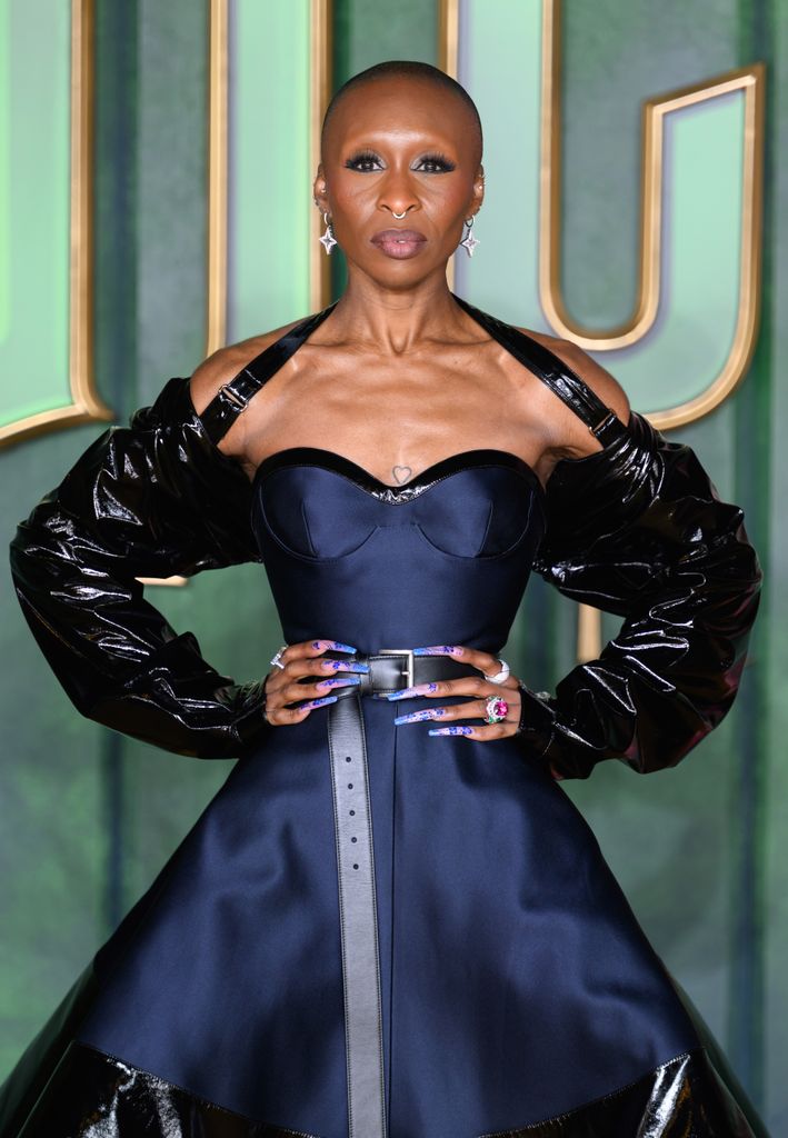 Cynthia Erivo en la premiere de "Wicked: For Good" en Londres, 2025.