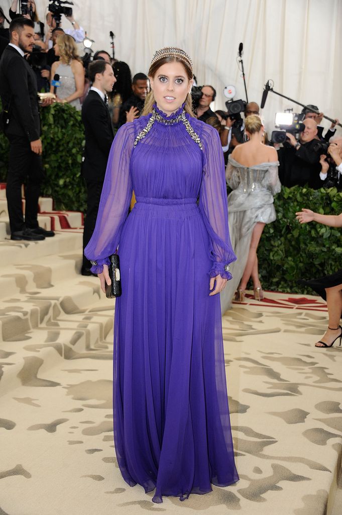 Princesa Beatrice de York en la gala del met de 2018