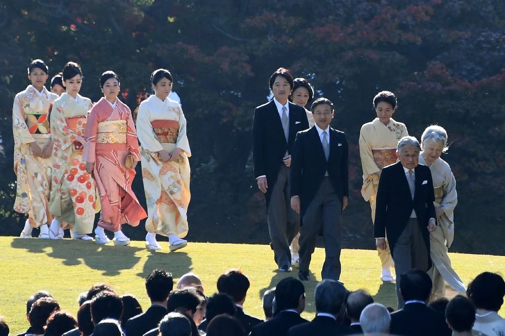 Familia Imperial Japonesa en noviembre de 2017
