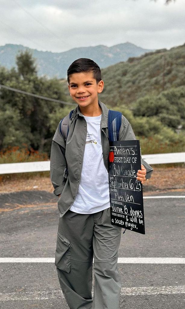 Aiden Matteo, hijo de Alejandra Espinoza
