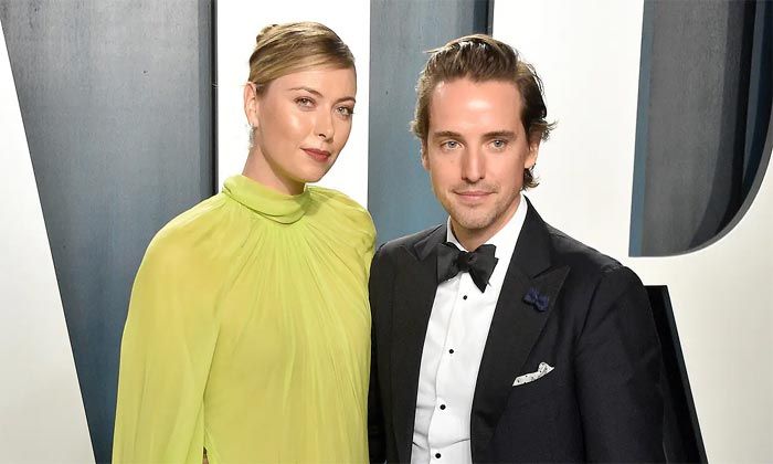 Maria Sharapova y su prometido Alexander Gilkes