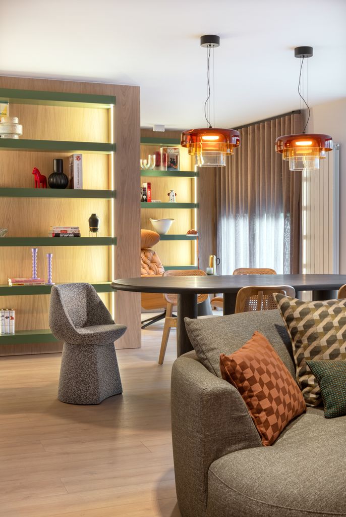 Librerías que no están repletas de libros, para dejar respirar el ambiente