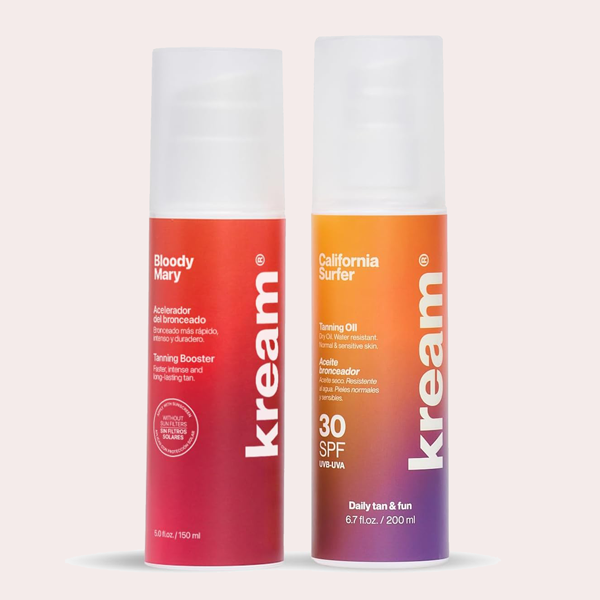 KREAM Blacky Pack - Acelerador del Bronceado + Aceite Solar Bronceador SPF30
