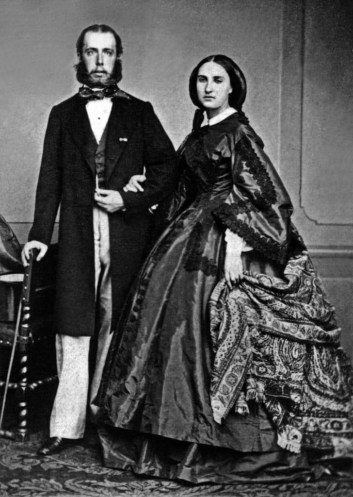 El emperador Maximiliano de México y su esposa, la emperatriz Carlota