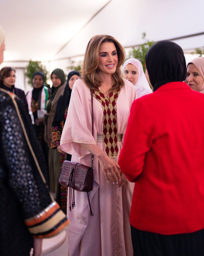 La reina Rania de Jordania en un evento sobre emprendimiento femenino