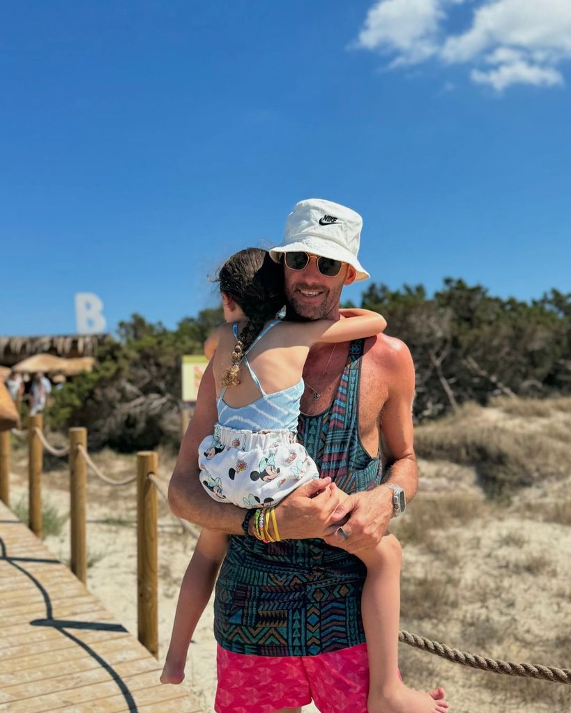 Rudy Fernández y su hija