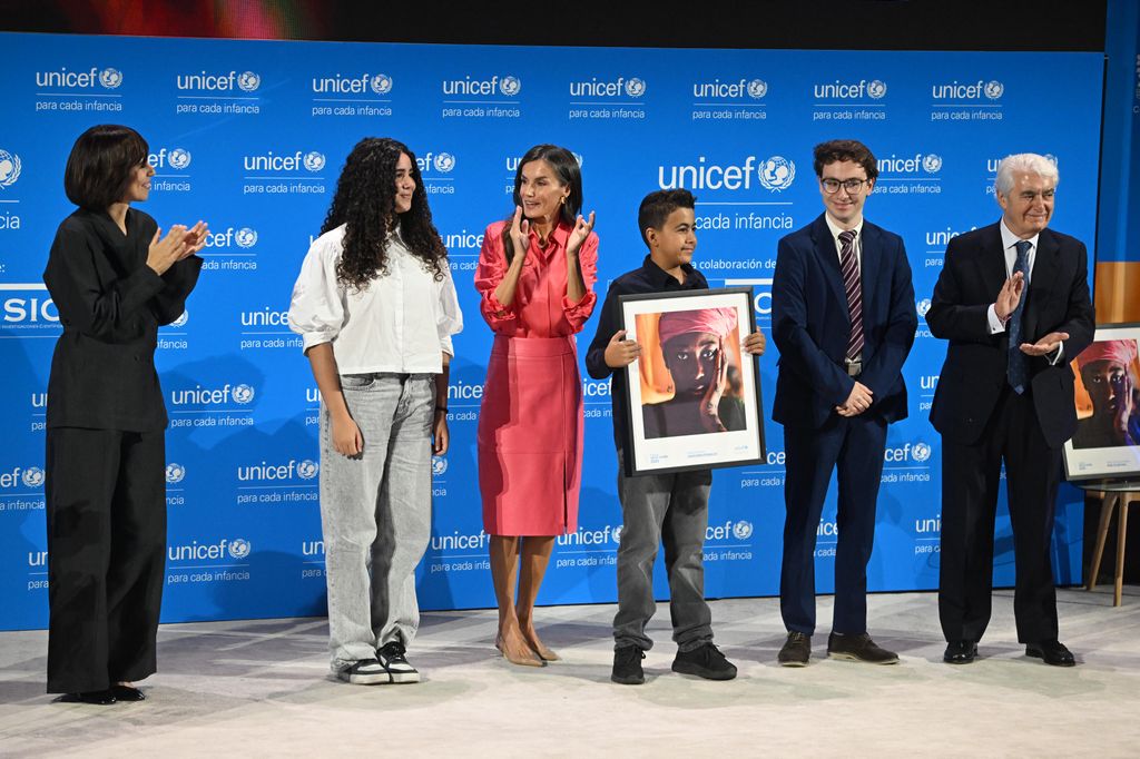La reina Letizia preside el acto de entrega de los premios UNICEF EspaÃ±a 2025