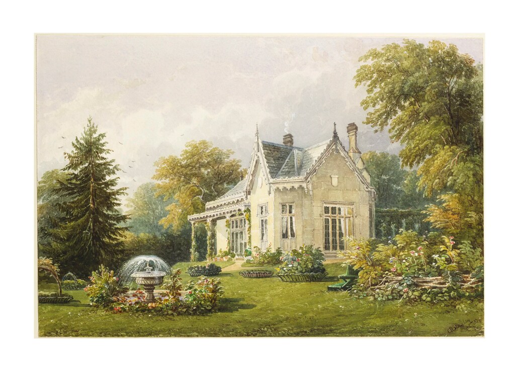 Adelaide Cottage, ubicada en Home Park, Windsor, Reino Unido, es una encantadora residencia real con historia. 