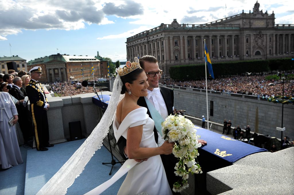 Boda de Victoria de Suecia y Daniel Westling look de novia