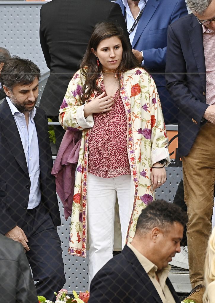 Teresa Urquijo durante la final masculina del Mutua Madrid Open de tenis, a 4 de mayo de 2025, en Madrid