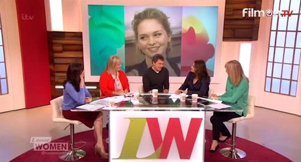 "Es mi bebé", dijo el actor cuando en la pantalla salió la imagen de Stella del Carmen © Loose Women
