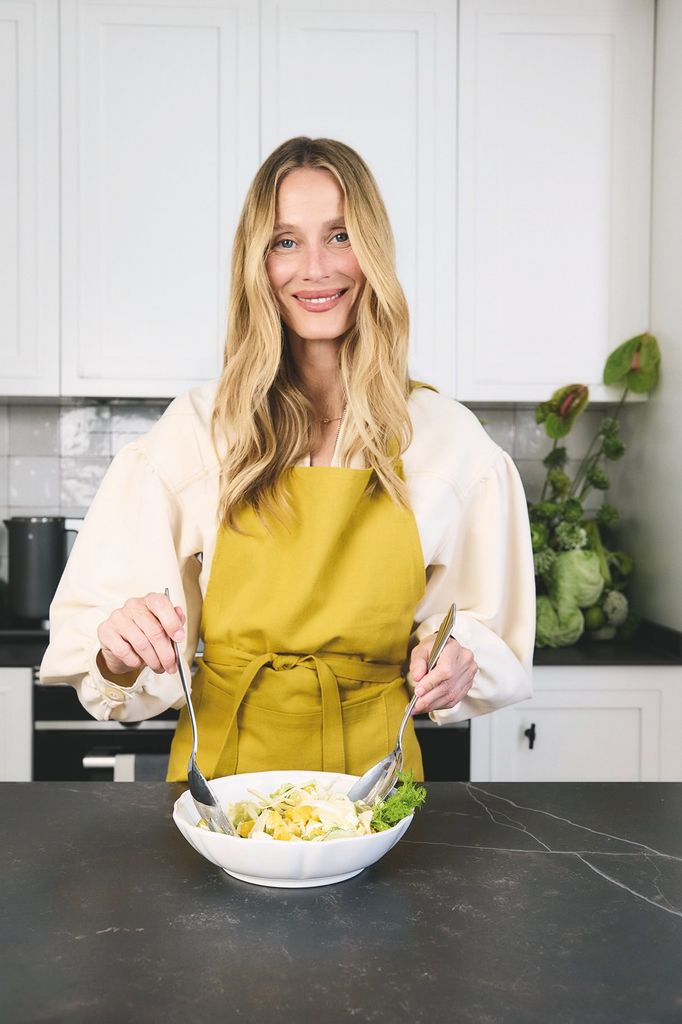 Con Vanesa Lorenzo en la cocina