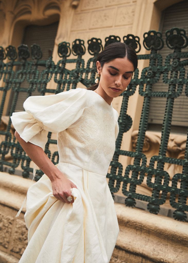 Vestido de novia de colección de Alejandra Oria